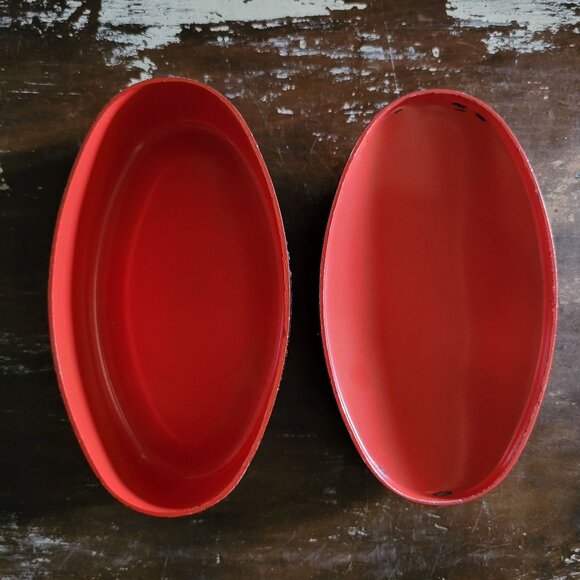 Vintage Hand-Painted Signed Russian Trinket Box, Enamel on Metal Box - Picture 7 of 10